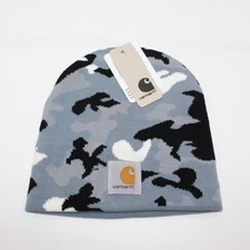 Acrylic Watch Hat Beanie Warm Winter Knit Camo Cap Xmas Gift