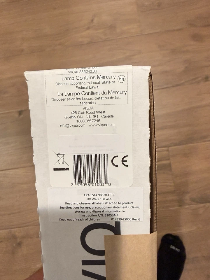 Viqua S200RL-HO Repuesto Compatible con S200RL-HO LUZ UV Foto 2 de 4