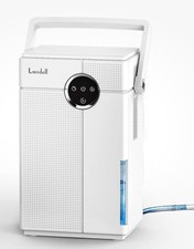 Small Dehumidifier with Drain Hose, 118oz Portable Dehumidifier for RV Camper...