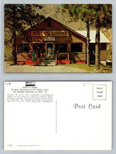 Fort Collins, CO-Colorado, Pine Vu Lodge Rustic View PC Vintage Postcard