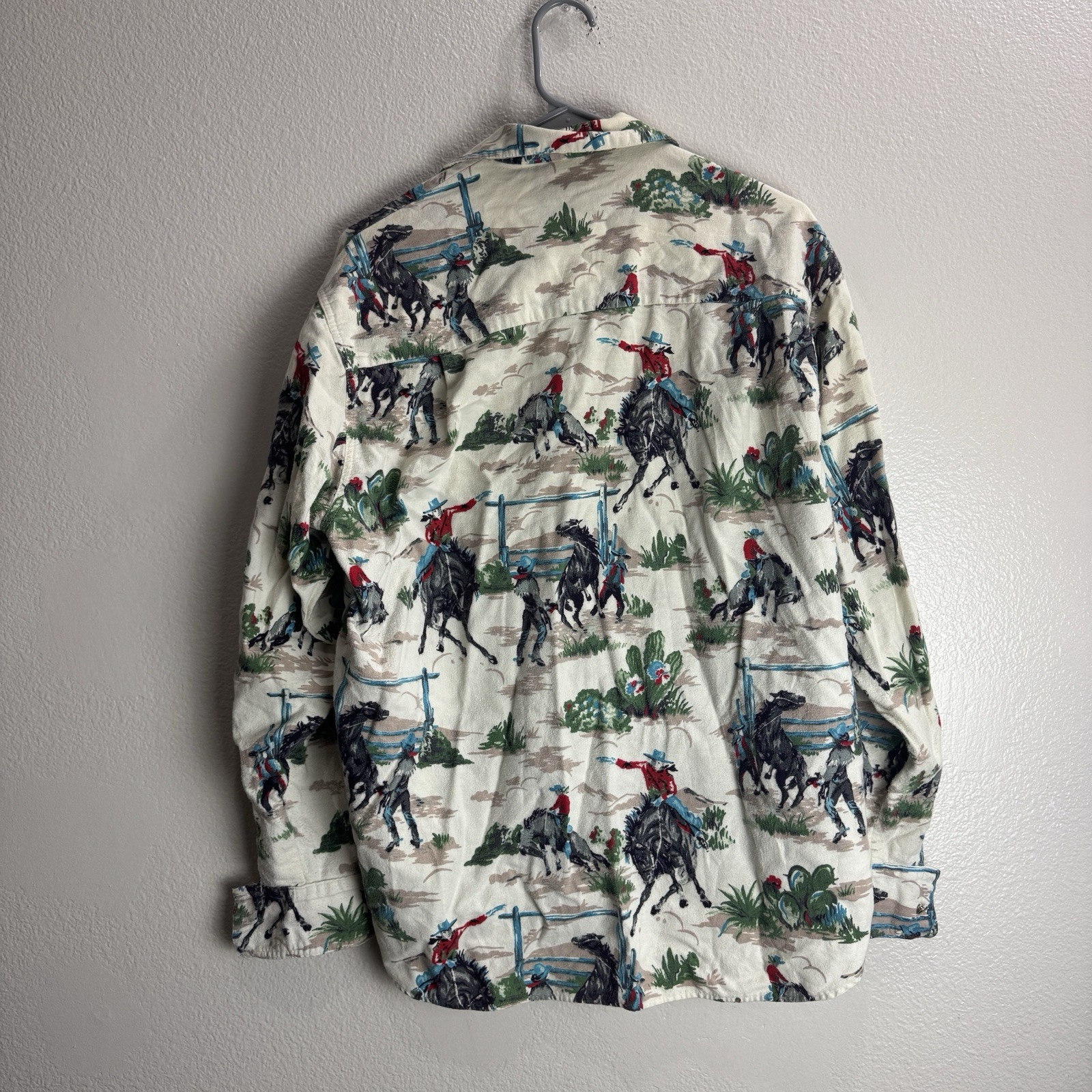 Michael Sharp Cowboy Western Button Up Shirt Size… - image 4