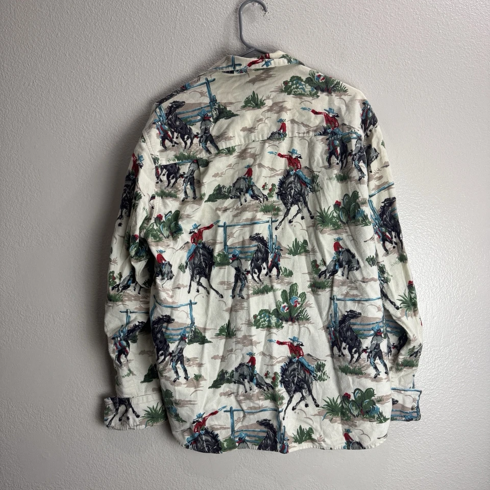 Camisa vaquera Michael Sharp Western abotonada talla pequeña Foto 4 de 4