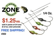 (24 PACK) 1/4 Oz. Perfect Spinnerbait Heads! (NOT Hand poured) 2 Tone (#301)