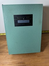 Kodak Slide 400 Red Vintage File Box with 16 Yellow Inner Trays Storage Box