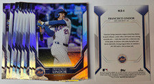 10 Card Lot Francisco Lindor 2026 Topps Collector's Kit MLB-4 Mets Holo Cards