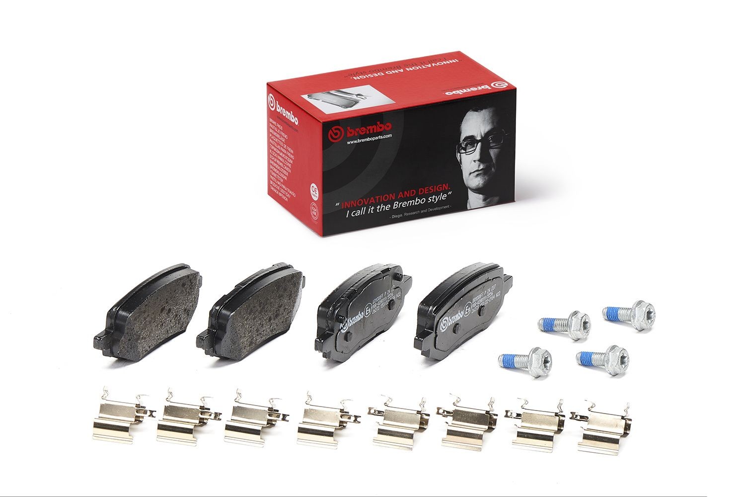 Plaquettes de frein Brembo P24237 pour disques de frein avant de berline