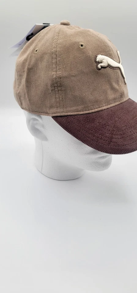 Gorra de béisbol para hombre PUMA marrón oscuro y tostado, correa con logotipo de Puma Lg Foto 3 de 4