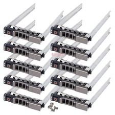 10PCS G176J 2.5" Hard Drive Tray Caddy for DELL R620 R630 R710 R720 R730 R730XD