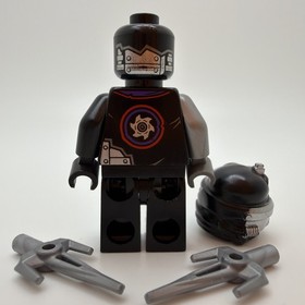 LEGO Ninjago: GENERAL CRYPTOR Rebooted MINIFIGURE 70725 w/ silver SAI *No Armor