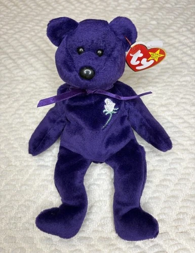 Vintage 1997 TY Beanie Babies Collection - Princess Diana the Bear w/ Tags