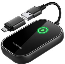 Luckymore Wireless CarPlay Adapter for iPhone Plug Play Auto Connect