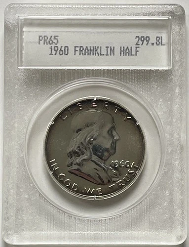 1960 Proof Franklin Half in Blanchard Holder