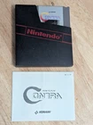 VTG 1988 NES Nintendo  3 Screw Game Cartridge "Contra" Konami W/Instruction