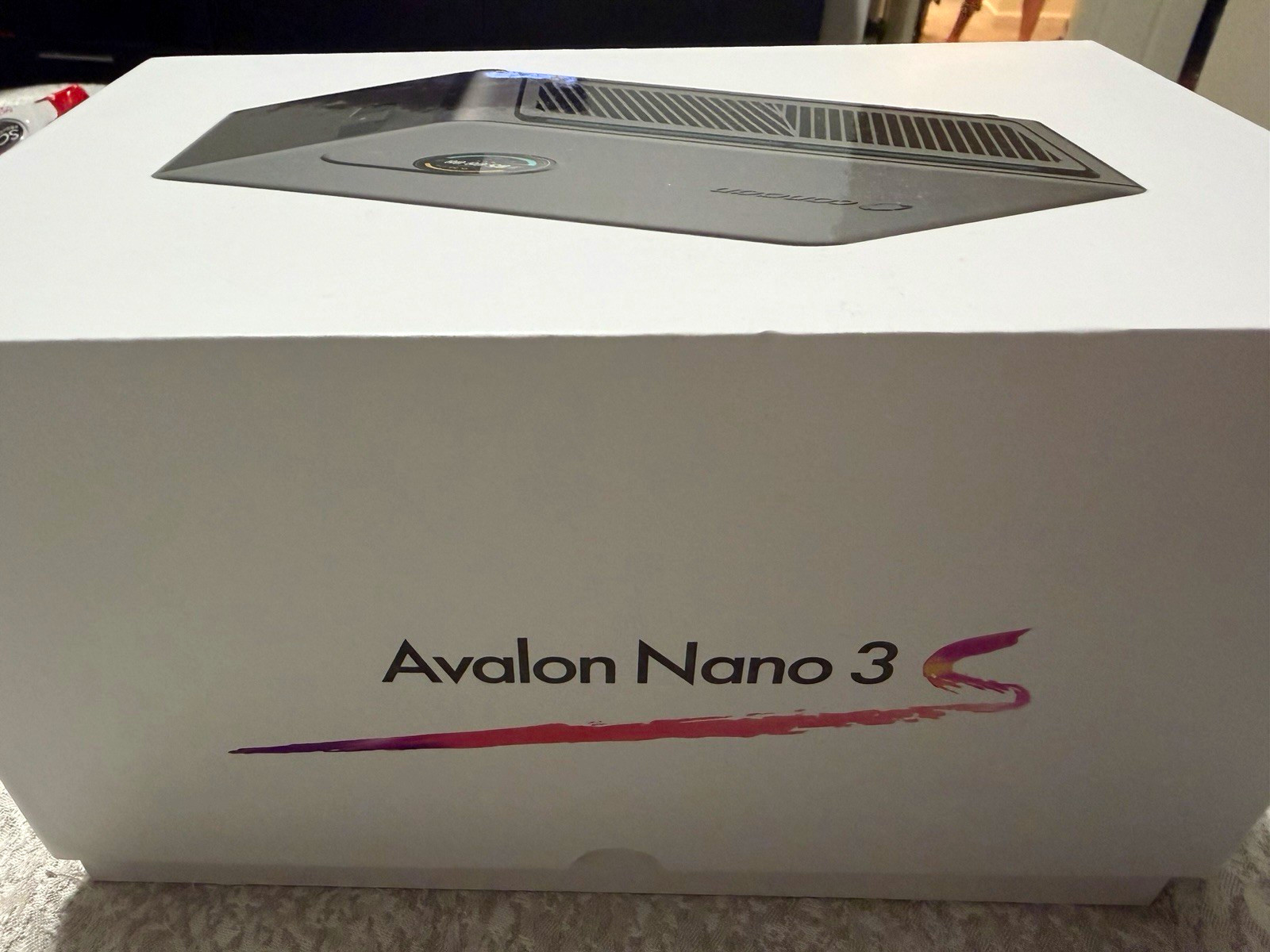 Canaan Avalon Nano 3S ASIC Bitcoin Miner SHA-256 4000 GH/s w/Adapter WiFi