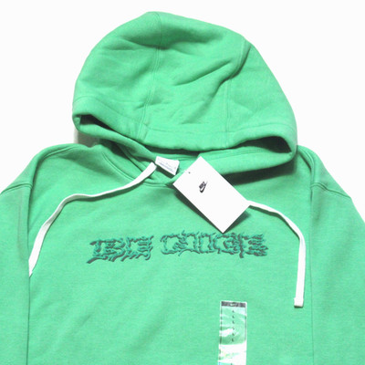 NWT Nike Be Nice Hoodie Sweatshirt Pullover Bright Green Swoosh Mens Large