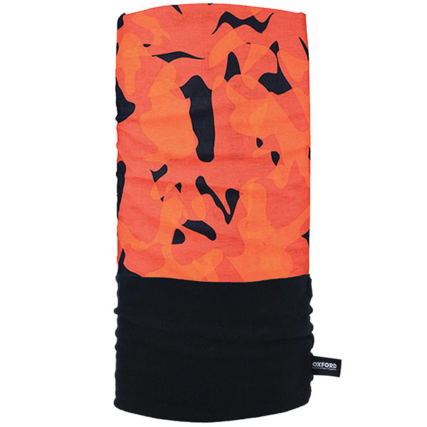 Oxford Motorbike Motorcycle Thermal Fleece Snug Neck Tube - Havoc Orange