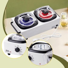 Chauffe-cire pour épilation, double pot de cire, appareil de spa pour le visage