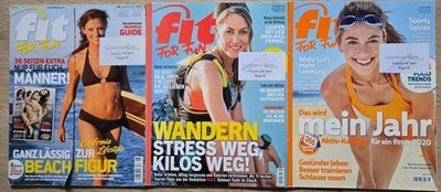 3x fit FOR FUN Zeitschrift 06/2011 09/2018 01/2020 Sport Tipps, MÄNNER, besser..