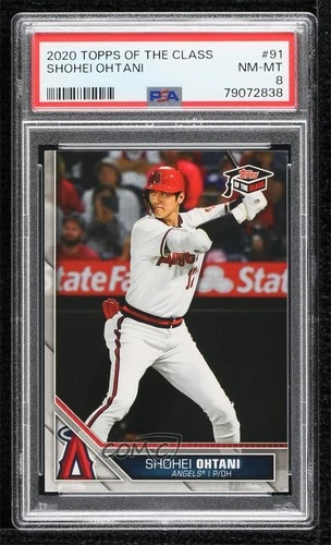2020 Topps of the Class Shohei Ohtani #91 PSA 8