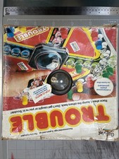 Vintage Gabriel Trouble Board Game No. 310 Pop-O-Matic Dice Roller Complete Used