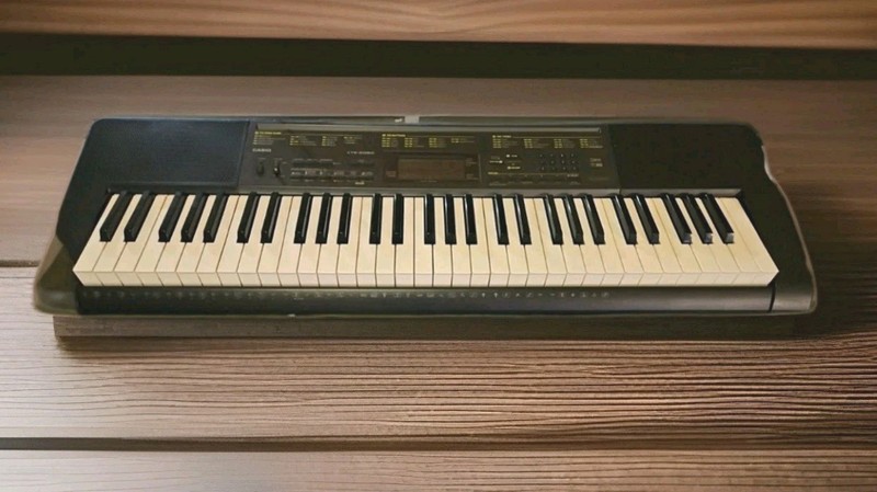 Portable Keyboard Casio CTK2080 61-Key with 3 Piece Stand. Gently Used.