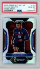 2022 Prizm W/C QATAR KYLIAN MBAPPE #101 Hyper Prizm FRANCE PSA 10 GEM M759