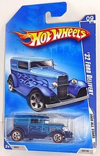 Hot Wheels 2008 All Stars Series #49 '32 Ford Delivery Mtflk Blue w/ RL5SPs