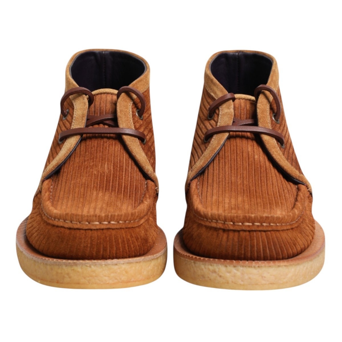 DOLCE & GABBANA Shoes Brown Suede Nubuck Leather Desert Ankle