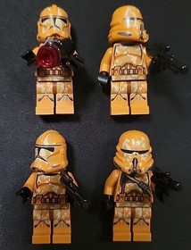 LEGO Star Wars Geonosis Clone Trooper & Airborne Trooper - Lot of 4
