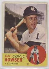 1963 Topps Dick Howser #124 15wb