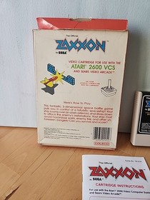 Zaxxon (ATARI 2600 & 7800) CIB Complete In Box & Tested 