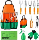 Garden Tool Set, 12 Piece Aluminum Hand Tools