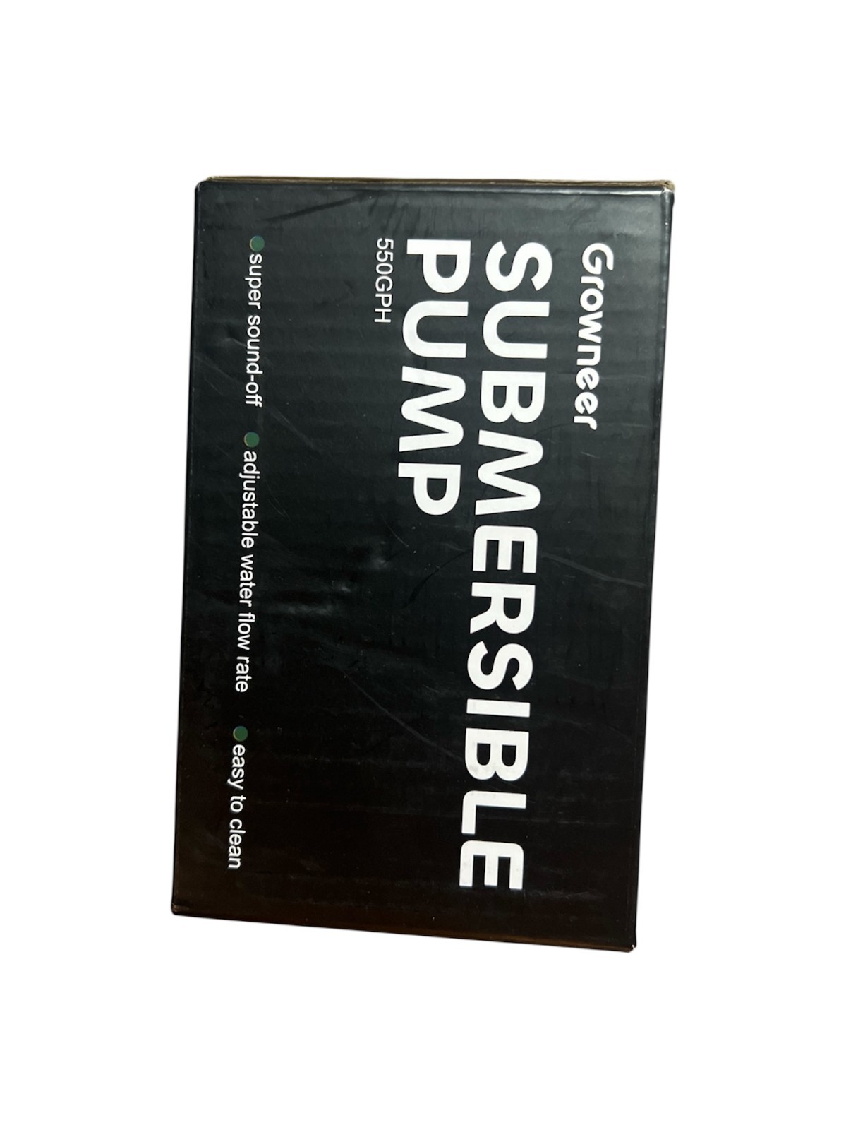 GROWNEER 550GPH Submersible Pump 30W Ultra Quiet - Black