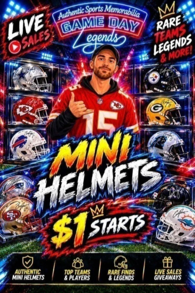 $1 STARTS NFL MINI HELMET BREAK!! DEALS AND STEALS! W/ CASEY