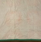 Handmade Hand Quilted Throw Quilt Red Blue Green White Plaid 57 1/2” X 58” — photo 6