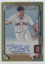 2015 Bowman Chrome Prospects Green Refractor 7/99 Jordan Betts Auto 0ko
