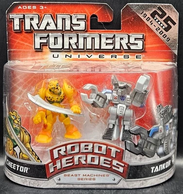 Transformers Robot Heroes Universe 2.0 Beast Machiens Cheetor vs. Tankor - Bild 1 von 4