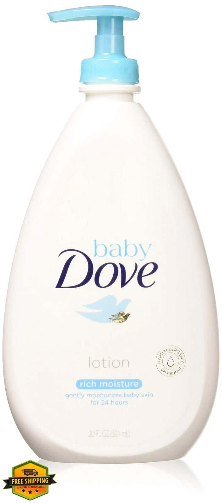 Baby Dove Rich Moisture Lotion 20oz Pack of 4