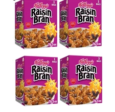 Raisin Bran Cereal- LARGE 76.5 ounces each box- {4 BOXES}