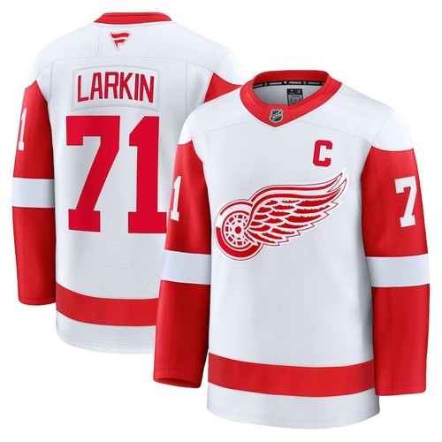 Detroit Red Wings Dylan Larkin #71 Fanatics Men's White Away Premium NHL Jersey