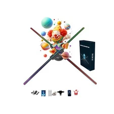 3D Hologram Fan, 25.6 Inch Hologram Projector Screwless Led Lights HD LED 200...