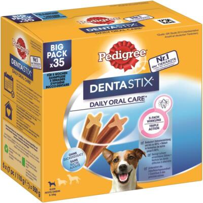 Pedigree Denta Stix Daily Care MP für kleine Hunde | 4x 35 Stück
