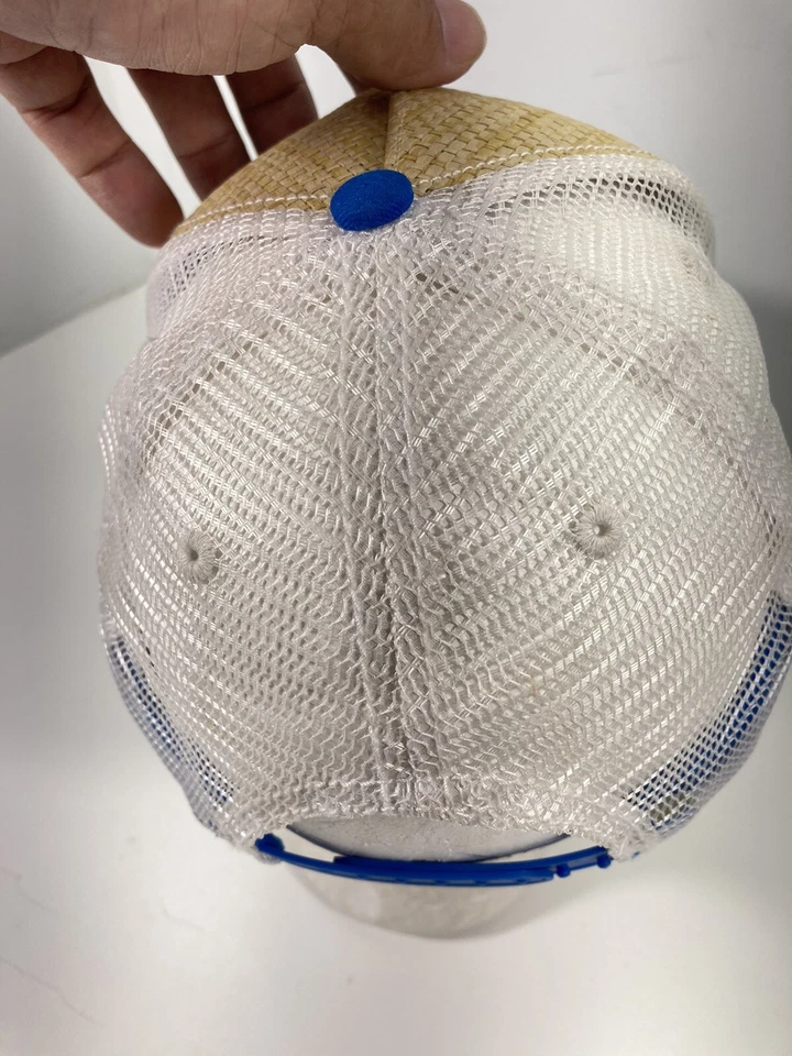 Bud Light Sombrero Gorra Snapback Paja Abridor de Botellas Unisex Malla Ajustable Budweiser Foto 4 de 4