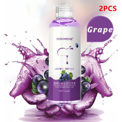 Edible Fruit Flavor Sex Lube Lubricant Gel Water Based Mild Oral Sex Massage Oil