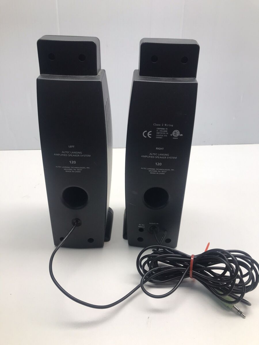 Altec Lansing Series 100 model 120 speakers with adapter | eBay Altec Lansing Series 100 model 120 speakers with adapter | eBay