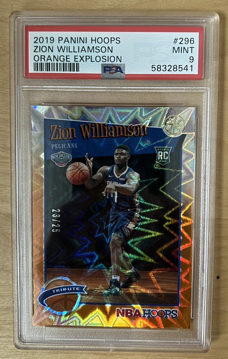 シン‼️ 写真を確認ください。 25oz 35oz Zion Williamson Rc Orange Explosion /25 PSA 9 #296 | eBay