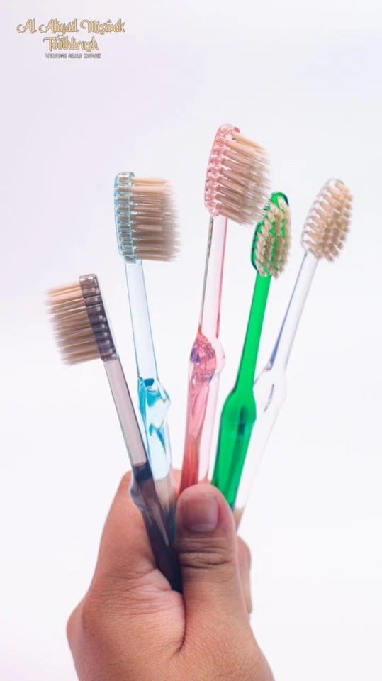 All Natural Al-Abyad Miswak Toothbrush Multicolor [Made in Japan] + [FREE GIFT] - Image 2 of 4