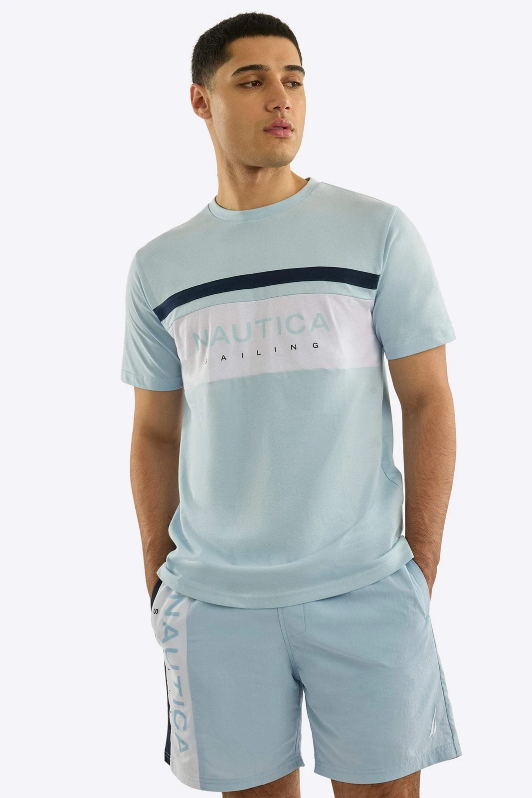 Nautica Mens T-Shirt Keansburg Tee Light Blue
Opens in a new window or tab
