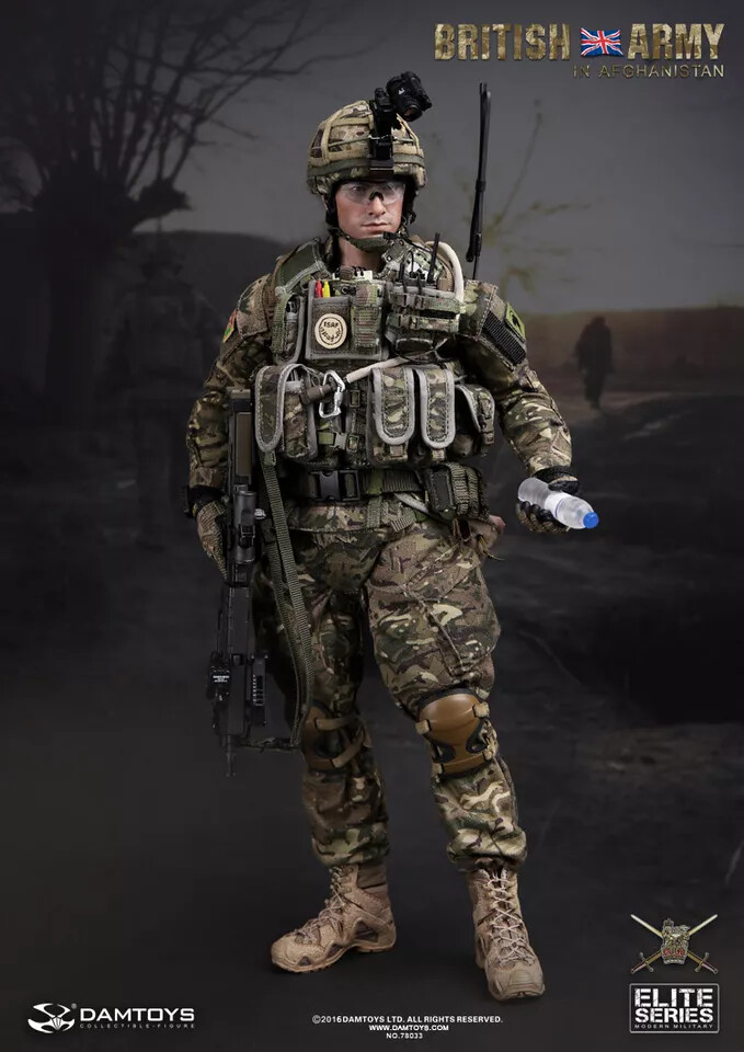 New Damtoys 1/6 Dam78033 British Army In Afghanistan Figure Toy In Stock