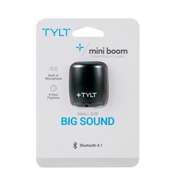 TYLT Mini Boom Portable Bluetooth Speaker with Microphone UK
